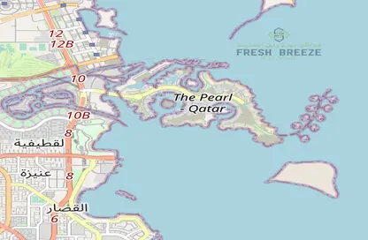 صورة لـ موقع على الخريطة قطعة أرض - استوديو للبيع في أم غويلينا - الدوحة ، صورة رقم 1