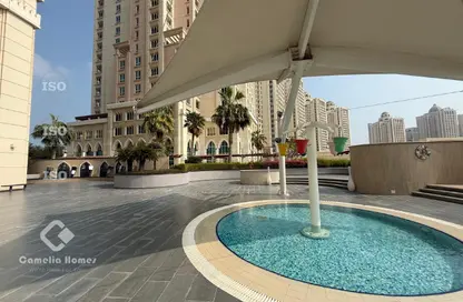 شقة - غرفة نوم - 2 حمامات للايجار في فيفا غرب - فيفا بحرية - جزيرة اللؤلؤة - الدوحة