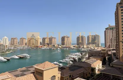 Apartment - 1 Bedroom - 2 Bathrooms for rent in West Porto Drive - Porto Arabia - The Pearl Island - Doha