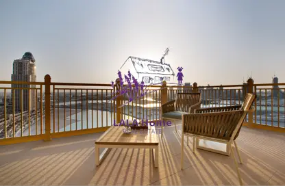 Apartment - 2 Bedrooms - 3 Bathrooms for rent in Abraj Bay - Abraj Quartiers - The Pearl Island - Doha
