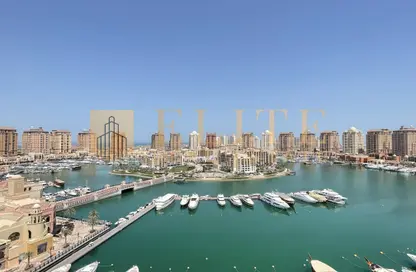 Apartment - 3 Bedrooms - 4 Bathrooms for rent in West Porto Drive - Porto Arabia - The Pearl Island - Doha