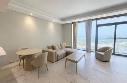 Apartment - 2 Bedrooms - 3 Bathrooms for rent in Lusail Marina Heights - Marina District - Lusail