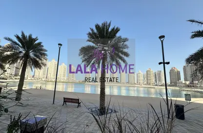 Pool image for: Townhouse - 2 Bedrooms - 2 Bathrooms for rent in Viva West - Viva Bahriyah - The Pearl Island - Doha, Image 1
