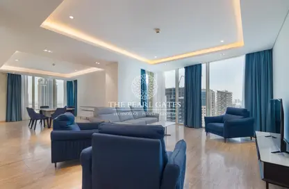 Apartment - 3 Bedrooms - 4 Bathrooms for rent in Lusail Residence - Marina District - Lusail