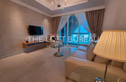 شقة - غرفة نوم - 2 حمامات للايجار في ابراج المتحدة - فيفا بحرية - جزيرة اللؤلؤة - الدوحة