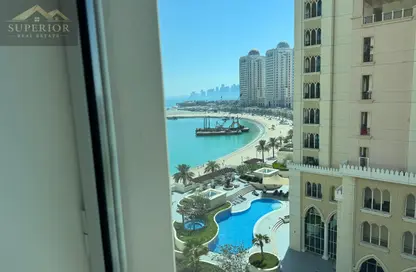 شقة - غرفة نوم - 2 حمامات للايجار في فيفا بحرية - جزيرة اللؤلؤة - الدوحة