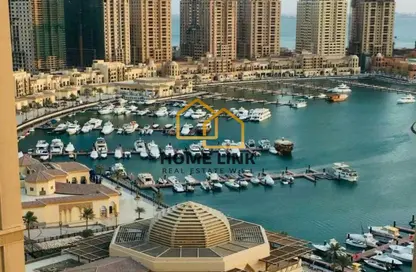 Apartment - 1 Bedroom - 2 Bathrooms for rent in East Porto Drive - Porto Arabia - The Pearl Island - Doha