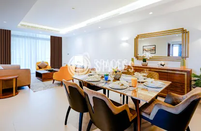 Apartment - 2 Bedrooms - 3 Bathrooms for rent in Lusail Residence - Marina District - Lusail