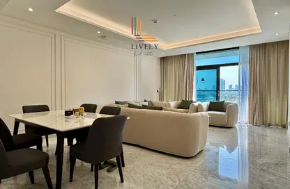 Apartment - 2 Bedrooms - 3 Bathrooms for rent in Marina Tower 02 - Marina District - Lusail