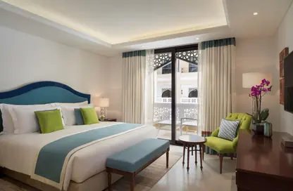 صورة لـ غرفة- غرفة النوم شقق فندقية - 2 غرف نوم - 2 حمامات للايجار في شارع الكورنيش - شارع الكورنيش - الدوحة ، صورة رقم 1