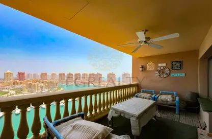 Apartment - 3 Bedrooms - 4 Bathrooms for rent in West Porto Drive - Porto Arabia - The Pearl Island - Doha