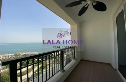 Apartment - 1 Bathroom for rent in Viva West - Viva Bahriyah - The Pearl Island - Doha