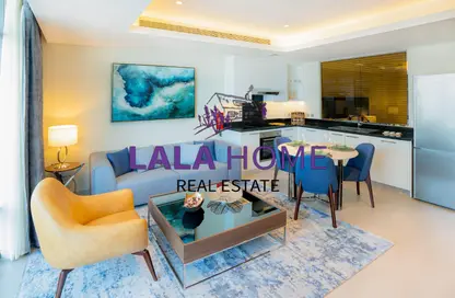 Apartment - 1 Bedroom - 1 Bathroom for rent in Abraj Bay - Abraj Quartiers - The Pearl Island - Doha