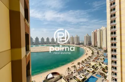 Apartment - 2 Bedrooms - 3 Bathrooms for rent in Viva West - Viva Bahriyah - The Pearl Island - Doha