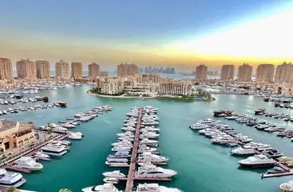 Apartment - 2 Bedrooms - 3 Bathrooms for rent in West Porto Drive - Porto Arabia - The Pearl Island - Doha