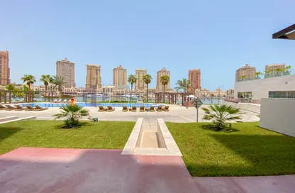 تاون هاوس - 2 غرف نوم - 3 حمامات للايجار في Marsa Arabia - جزيرة اللؤلؤة - الدوحة