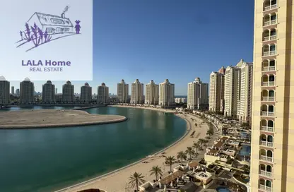 Apartment - 2 Bedrooms - 3 Bathrooms for rent in Viva East - Viva Bahriyah - The Pearl Island - Doha