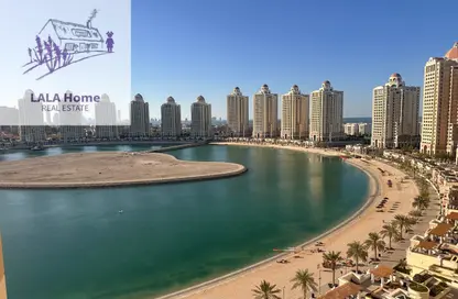 شقة - 2 غرف نوم - 3 حمامات للايجار في فيفا غرب - فيفا بحرية - جزيرة اللؤلؤة - الدوحة