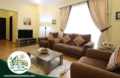 Living Room image for: Apartment - 1 Bedroom - 1 Bathroom for rent in Al Aman Street - Umm Ghuwailina - Doha, Image 1