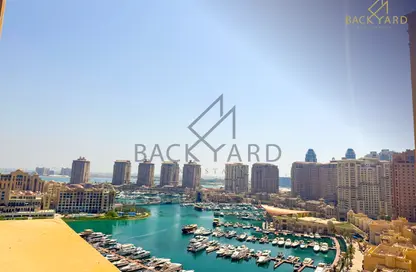 Apartment - 2 Bedrooms - 3 Bathrooms for sale in Tower 16 - Porto Arabia - The Pearl Island - Doha
