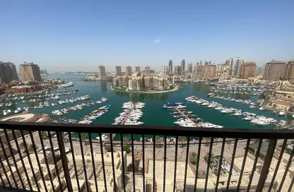 Apartment - 2 Bedrooms - 2 Bathrooms for rent in West Porto Drive - Porto Arabia - The Pearl Island - Doha