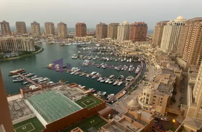 Apartment - 1 Bedroom - 2 Bathrooms for rent in Tower 29 - Porto Arabia - The Pearl Island - Doha