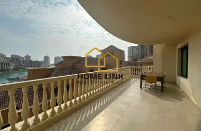 Apartment - 2 Bedrooms - 3 Bathrooms for rent in West Porto Drive - Porto Arabia - The Pearl Island - Doha