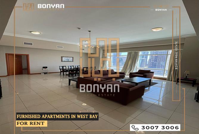 Apartment - 2 Bedrooms - 3 Bathrooms for rent in West Bay Tower - West Bay - West Bay - Doha