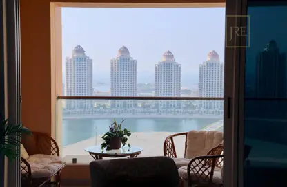 Apartment - 1 Bedroom - 2 Bathrooms for rent in Viva West - Viva Bahriyah - The Pearl Island - Doha