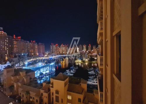 Apartment - 2 bedrooms - 3 bathrooms for sale in East Porto Drive - Porto Arabia - The Pearl Island - Doha Apartment - 2 bedrooms - 3 bathrooms for sale in East Porto Drive - Porto Arabia - The Pearl Island - Doha