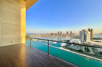 شقة - 3 غرف نوم - 5 حمامات للايجار في لوسيل ريسيدينس - منطقة المارينا - الوسيل