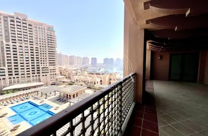 Apartment - 2 Bedrooms - 3 Bathrooms for rent in East Porto Drive - Porto Arabia - The Pearl Island - Doha