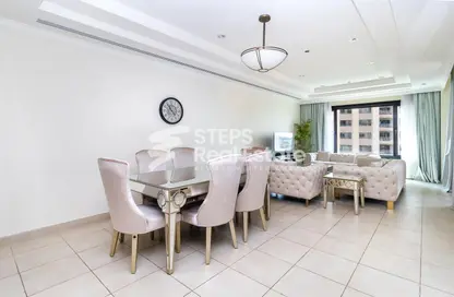 Apartment - 2 Bedrooms - 3 Bathrooms for rent in East Porto Drive - Porto Arabia - The Pearl Island - Doha