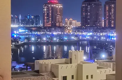 Apartment - 1 Bedroom - 2 Bathrooms for sale in Tower 13 - Porto Arabia - The Pearl Island - Doha