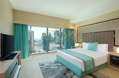 شقة - غرفة نوم - 1 حمام للايجار في برج وست باي - الخليج الجنوبي - الخليج الغربي - الدوحة