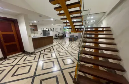 Stairs image for: Duplex - 2 Bedrooms - 3 Bathrooms for rent in Lusail City - Lusail, Image 1