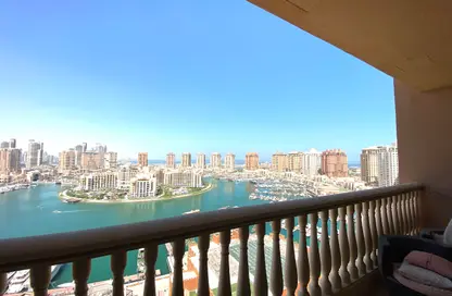 Apartment - 2 Bedrooms - 3 Bathrooms for rent in East Porto Drive - Porto Arabia - The Pearl Island - Doha