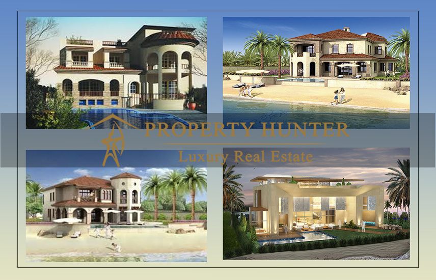 Beach front Luxury Villa in The Pearl Qatar ref 11497 propertyfinder.qa