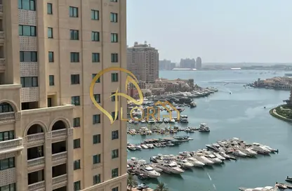 Apartment - 1 Bedroom - 2 Bathrooms for rent in West Porto Drive - Porto Arabia - The Pearl Island - Doha