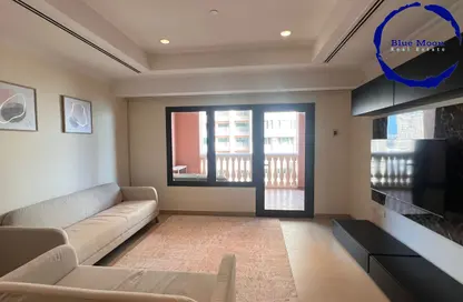 Apartment - 1 Bedroom - 2 Bathrooms for rent in East Porto Drive - Porto Arabia - The Pearl Island - Doha