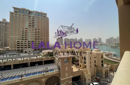 Apartment - 1 Bedroom - 2 Bathrooms for rent in East Porto Drive - Porto Arabia - The Pearl Island - Doha Apartment - 1 Bedroom - 2 Bathrooms for rent in East Porto Drive - Porto Arabia - The Pearl Island - Doha