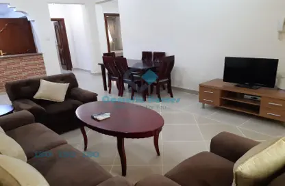 Living / Dining Room image for: Apartment - 2 Bedrooms - 2 Bathrooms for rent in Tadmur Street - Old Airport Road - Doha, Image 1