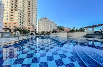 Apartment - 2 Bedrooms - 3 Bathrooms for rent in Viva East - Viva Bahriyah - The Pearl Island - Doha
