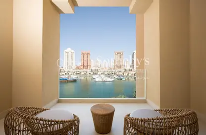 شقة - غرفة نوم - 2 حمامات للايجار في The St. Regis Marsa Arabia Island - Marsa Arabia - جزيرة اللؤلؤة - الدوحة
