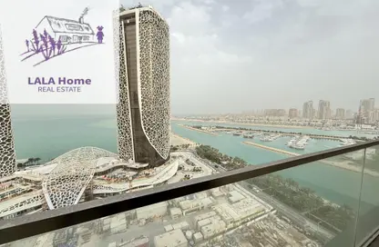 Apartment - 2 Bedrooms - 4 Bathrooms for rent in Lusail Residence - Marina District - Lusail