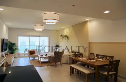 Apartment - 1 Bedroom - 2 Bathrooms for rent in Al Mutahidah Tower - Viva Bahriyah - The Pearl Island - Doha