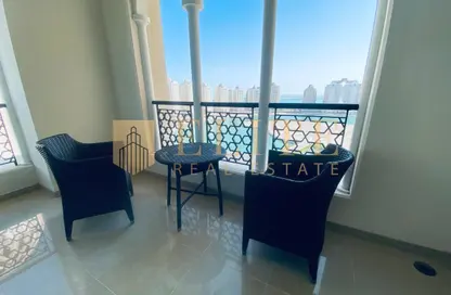 Apartment - 2 Bedrooms - 3 Bathrooms for rent in Viva West - Viva Bahriyah - The Pearl Island - Doha
