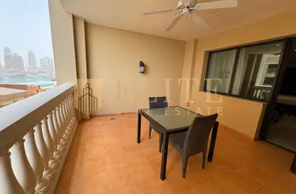Apartment - Studio - 1 Bathroom for rent in West Porto Drive - Porto Arabia - The Pearl Island - Doha