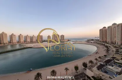 Apartment - 2 Bedrooms - 3 Bathrooms for rent in Viva East - Viva Bahriyah - The Pearl Island - Doha