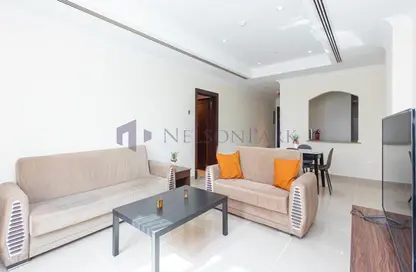 Apartment - 1 Bedroom - 2 Bathrooms for rent in Tower 28 - Porto Arabia - The Pearl Island - Doha